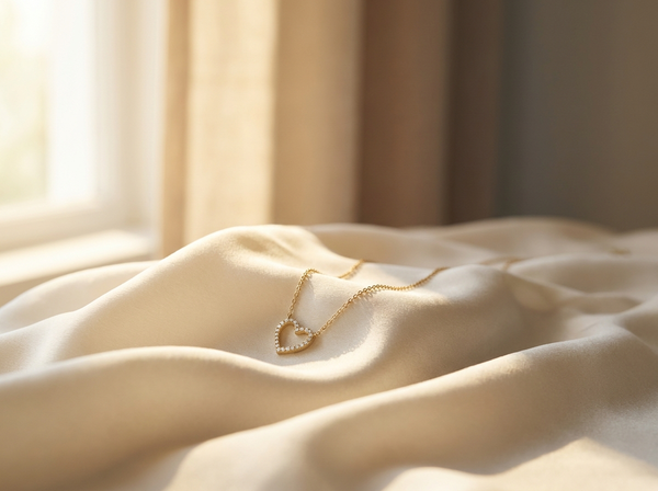 Goldene Herz-Halskette für die Tochter – Schmuck-Geschenkidee