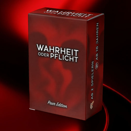 Wahrheit oder Pflicht Spielkarten - Paar Edition (+18)
