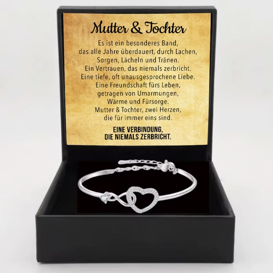 Mutter & Tochter – Unendliches Herz-Armband