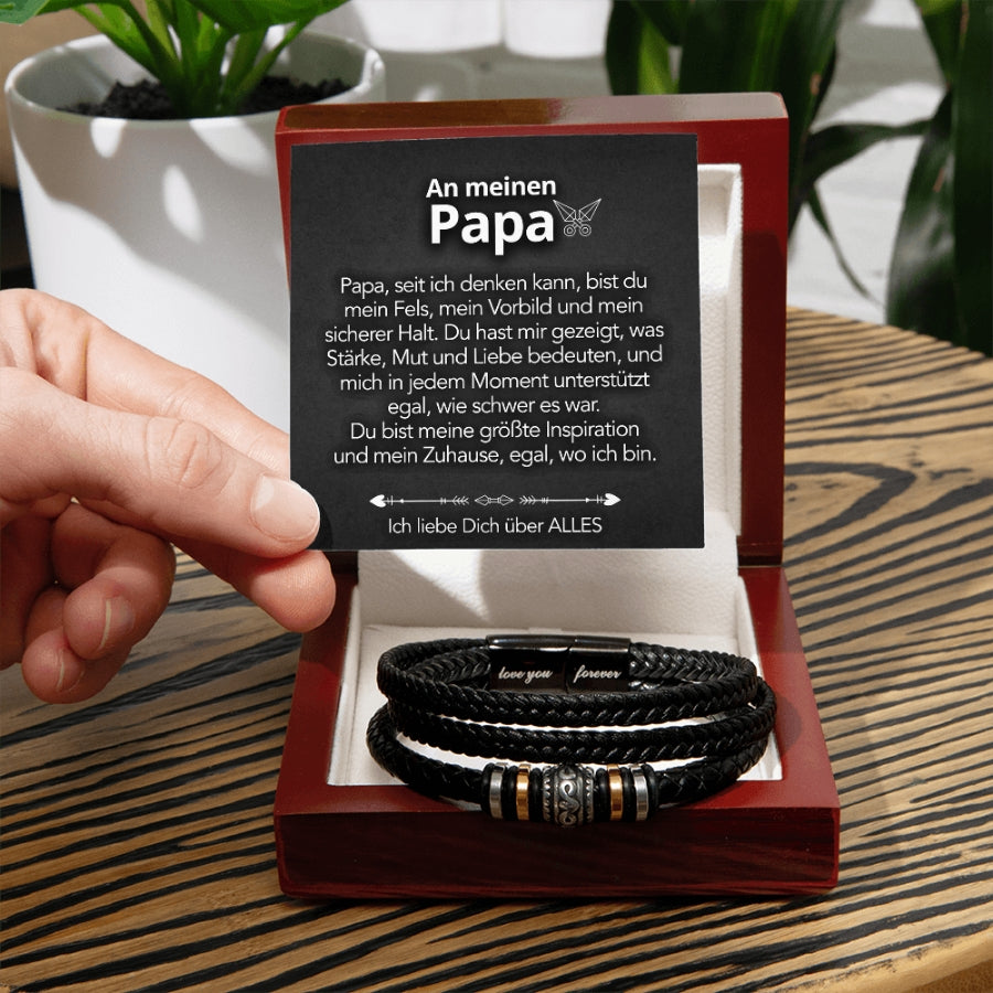 An meinen Papa - Seit ich denken kann - Armband