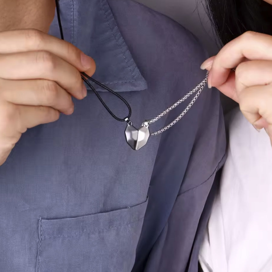 Magnetische partnerketting – Twee helften, één hart