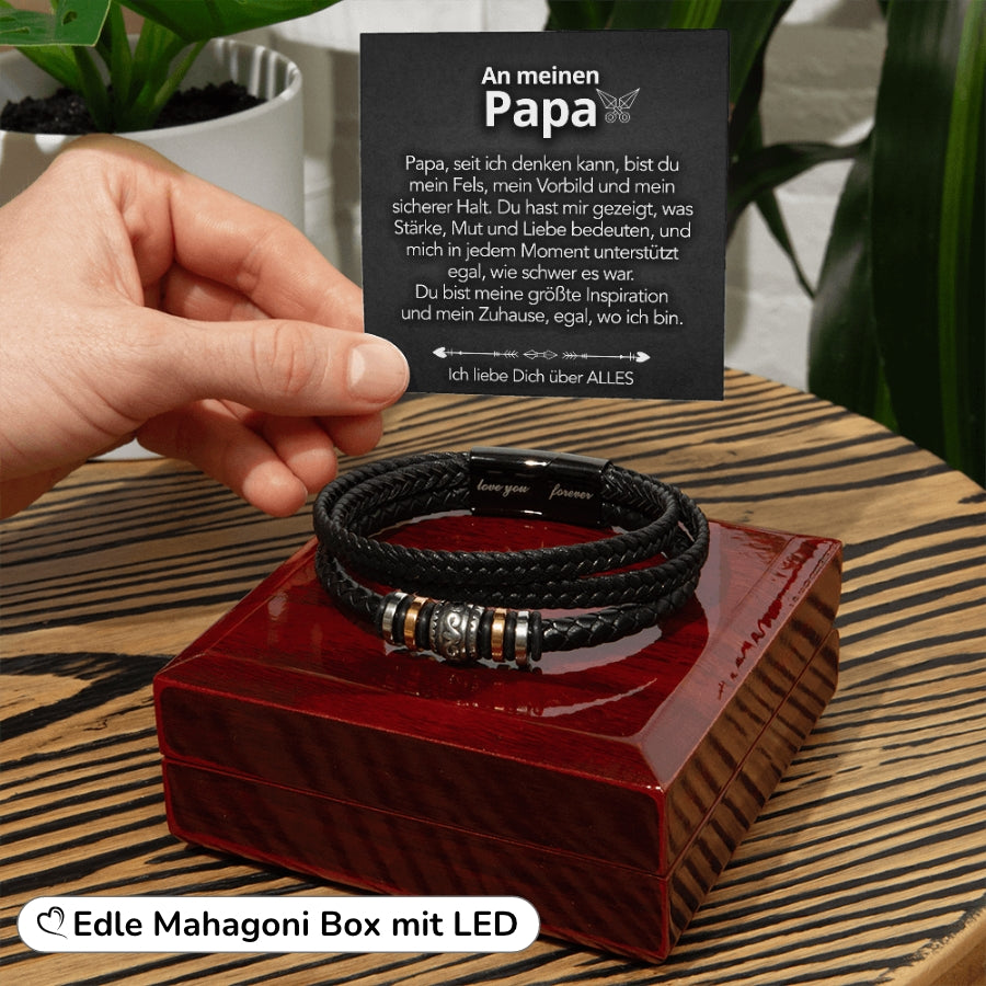 An meinen Papa - Seit ich denken kann - Armband