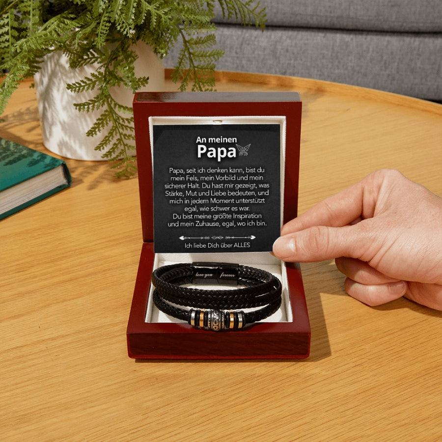 An meinen Papa - Seit ich denken kann - Armband