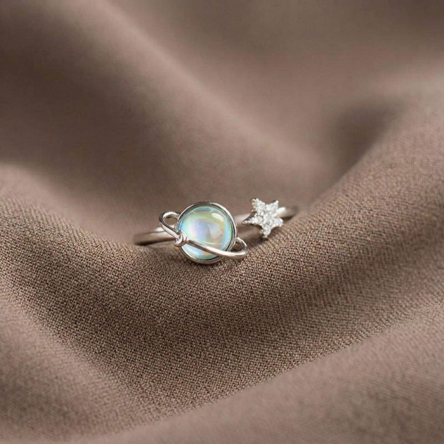 Stern und Mond Ring - Tochter