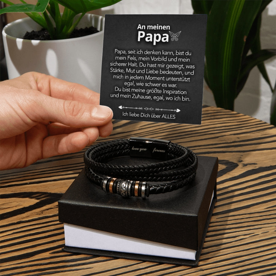 An meinen Papa - Seit ich denken kann - Armband