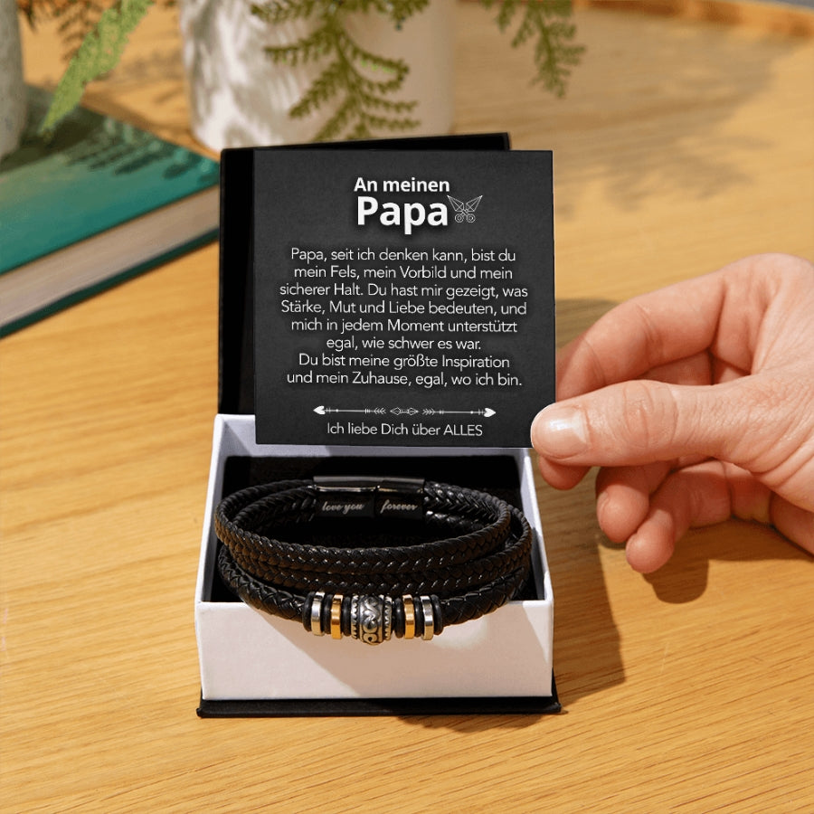 An meinen Papa - Seit ich denken kann - Armband