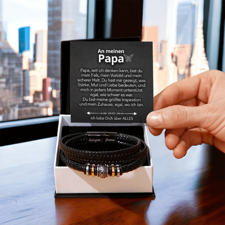 An meinen Papa - Seit ich denken kann - Armband
