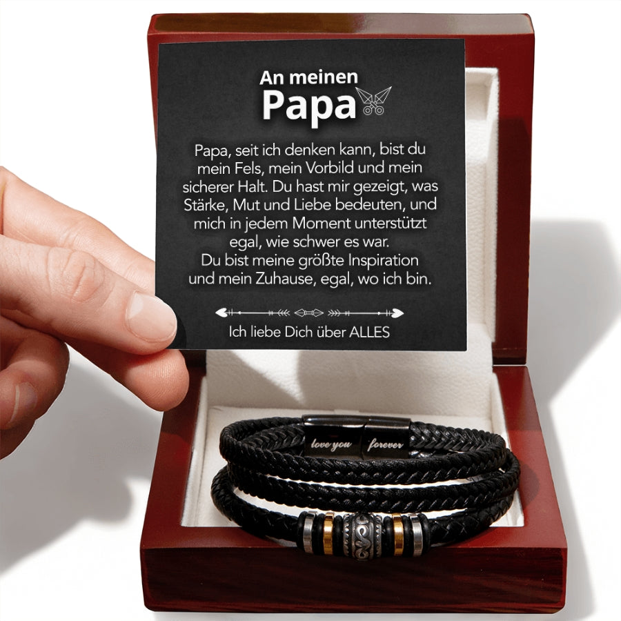An meinen Papa - Seit ich denken kann - Armband