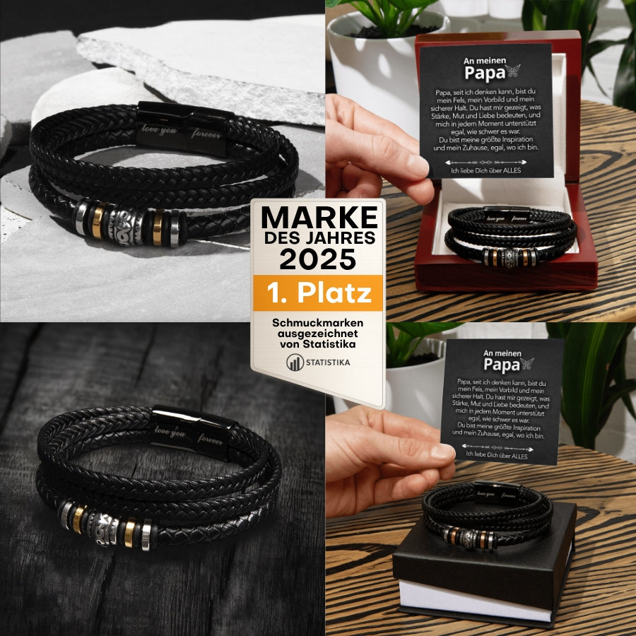 An meinen Papa - Seit ich denken kann - Armband