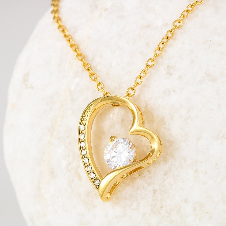 An meine Tochter - LoveBox Deluxe – Ewige Rose mit Herzschmuck & Botschaft