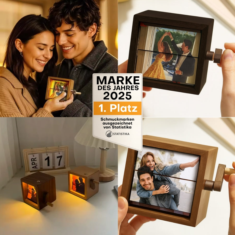 Personalisierte Fotobox mit Kurbel