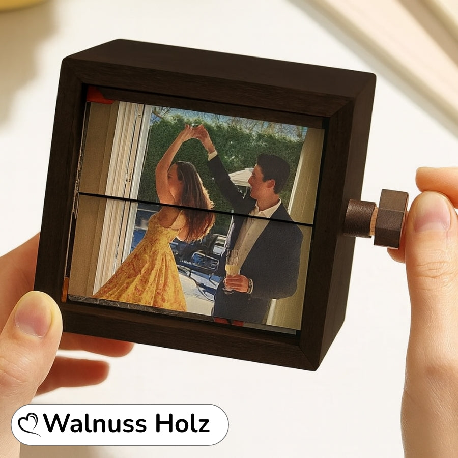 Personalisierte Fotobox mit Kurbel