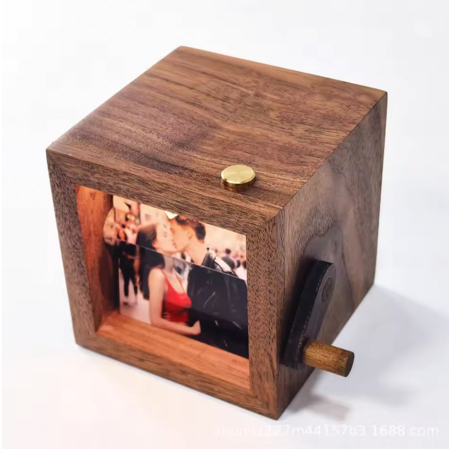 Personalisierte Fotobox mit Kurbel