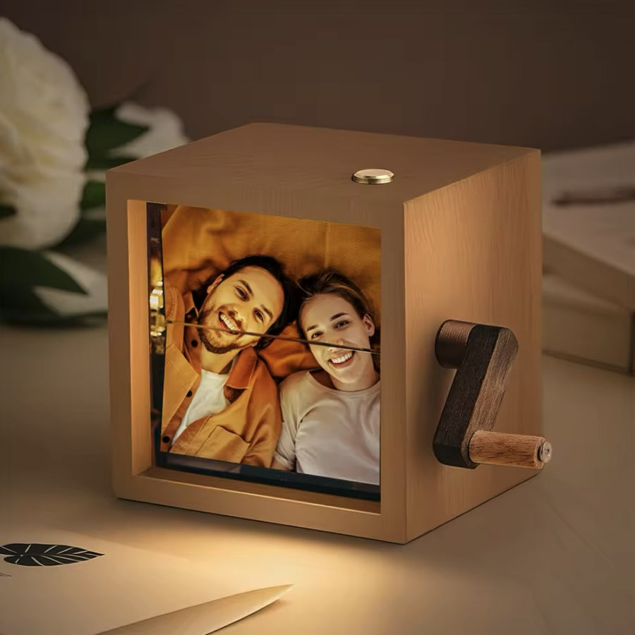 Personalisierte Fotobox mit Kurbel
