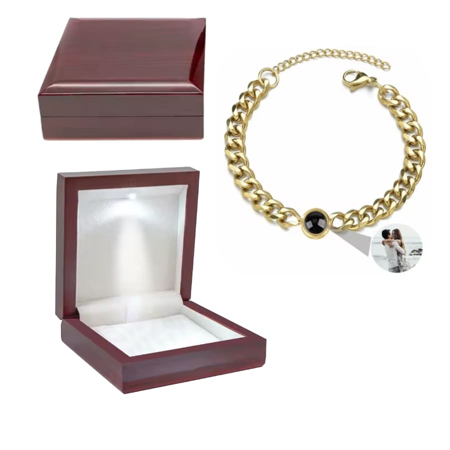 Fotoarmband mit eigenem Foto - Cuban Chain