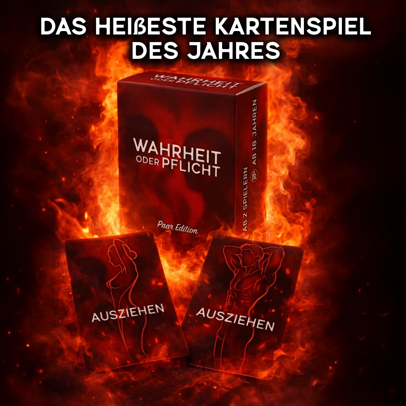 Waarheid of Durf speelkaarten - Set voor twee (+18)