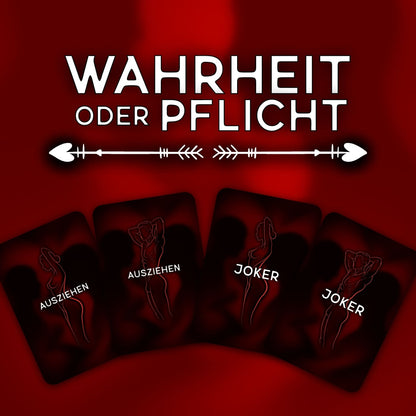 Waarheid of Durf speelkaarten - Set voor twee (+18)