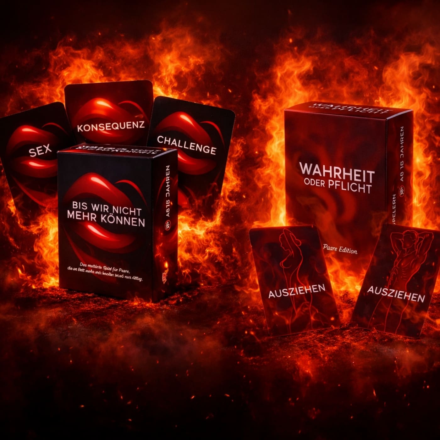 Spielkarten für Paare Geschenk Set