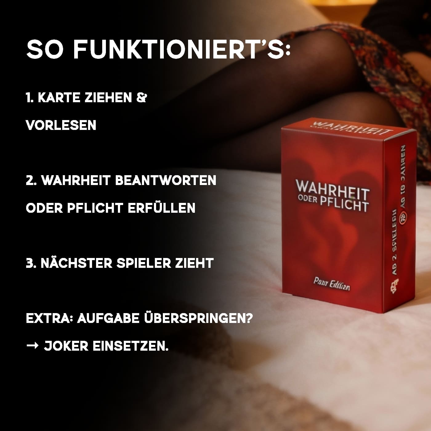 Spielkarten für Paare Geschenk Set