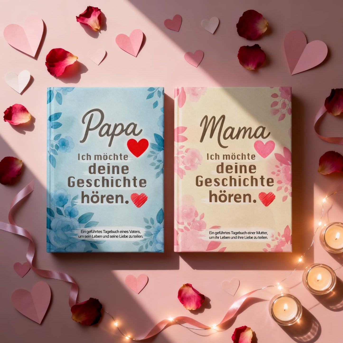 Mama & Papa, erzählt mir eure Geschichte - Geschenk Set