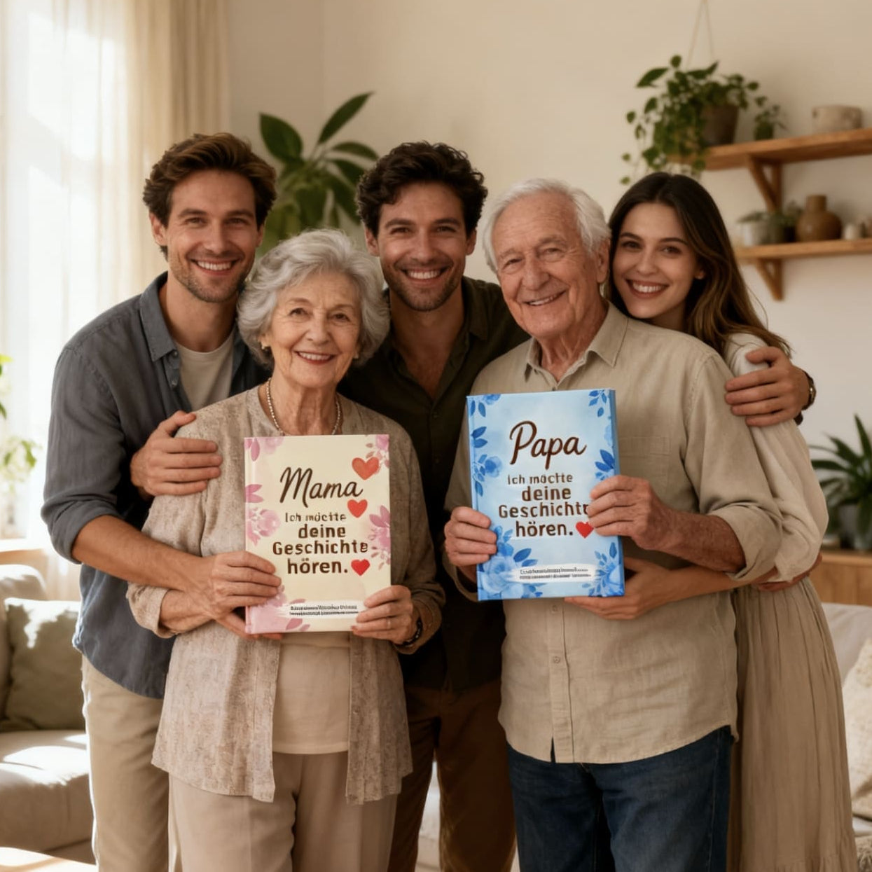 Mama & Papa, erzählt mir eure Geschichte - Geschenk Set