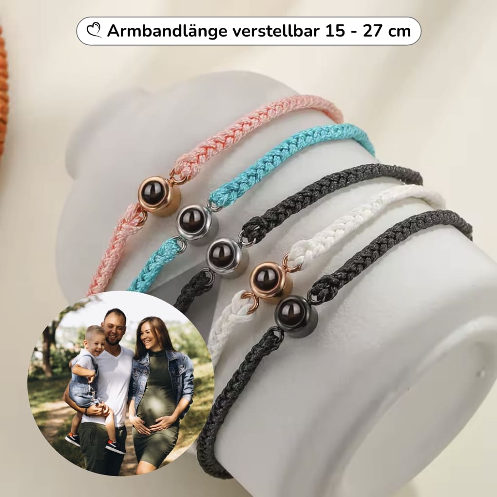 Personalisiertes Fotoarmband mit eigenem Bild