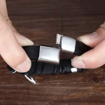 An meinen Sohn - Kreuz Armband mit liebevoller Karte