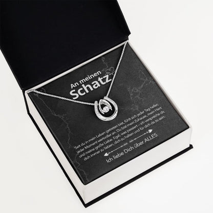 Für meinen Schatz – Glückshufeisen mit liebevoller Notiz