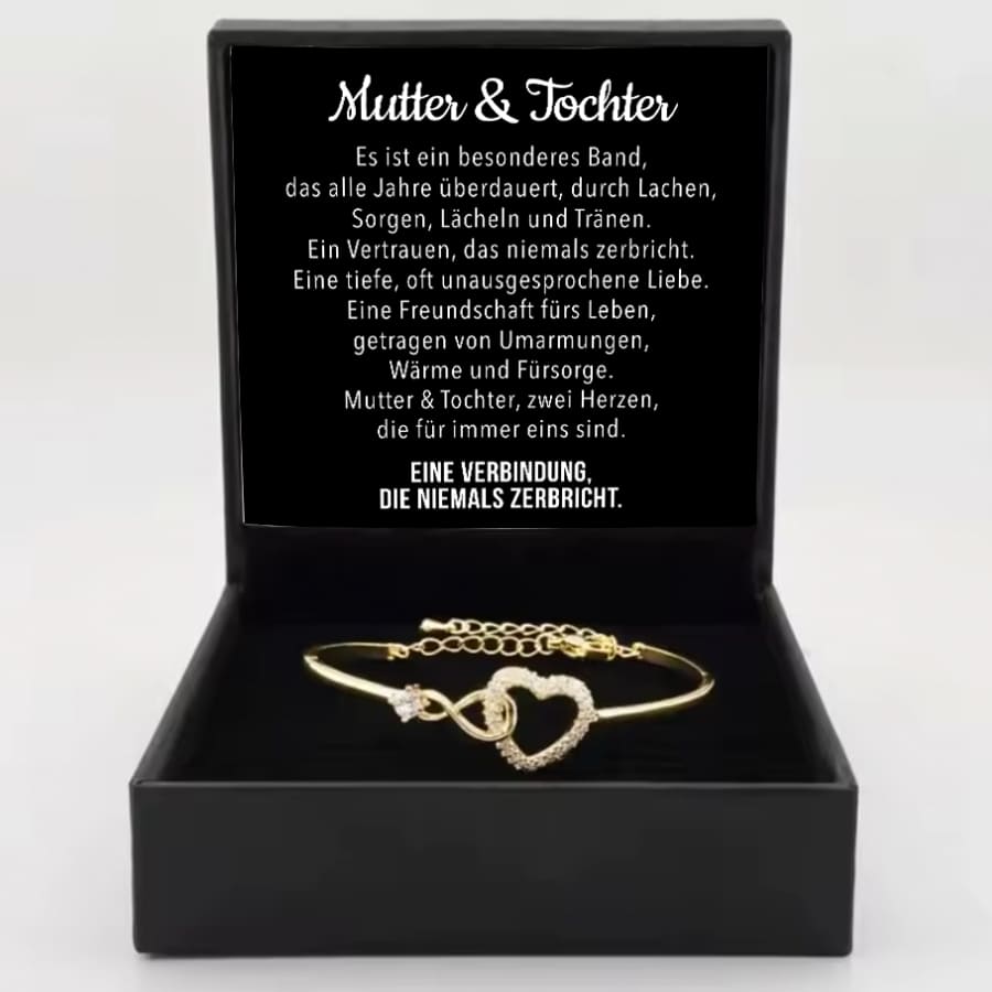 Mutter & Tochter – Unendliches Herz-Armband