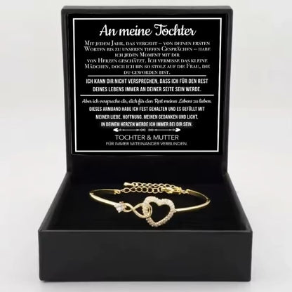 An meine Tochter – Unendliches Herz-Armband