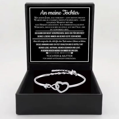 An meine Tochter – Unendliches Herz-Armband