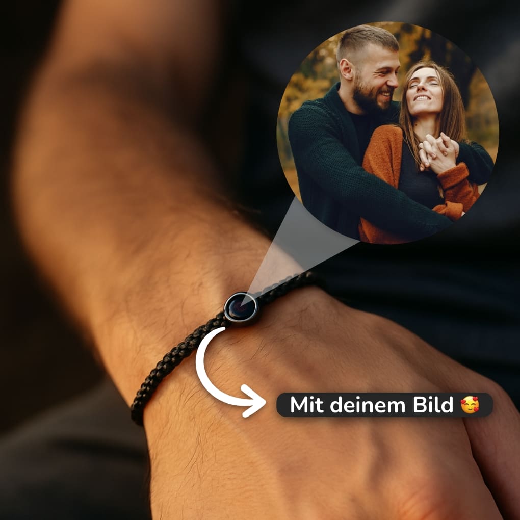 Personalisiertes Fotoarmband mit eigenem Bild