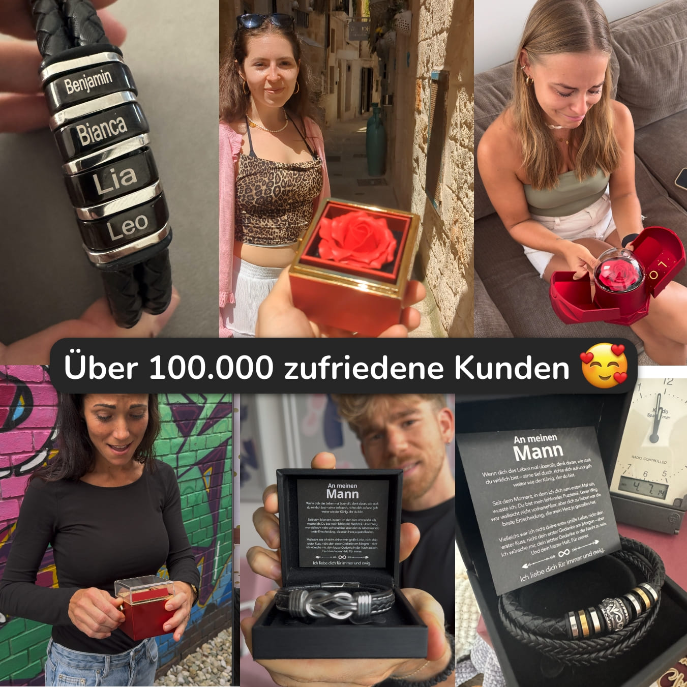 An meinen Mann – Personalisiertes Infinity Armband mit Gravur
