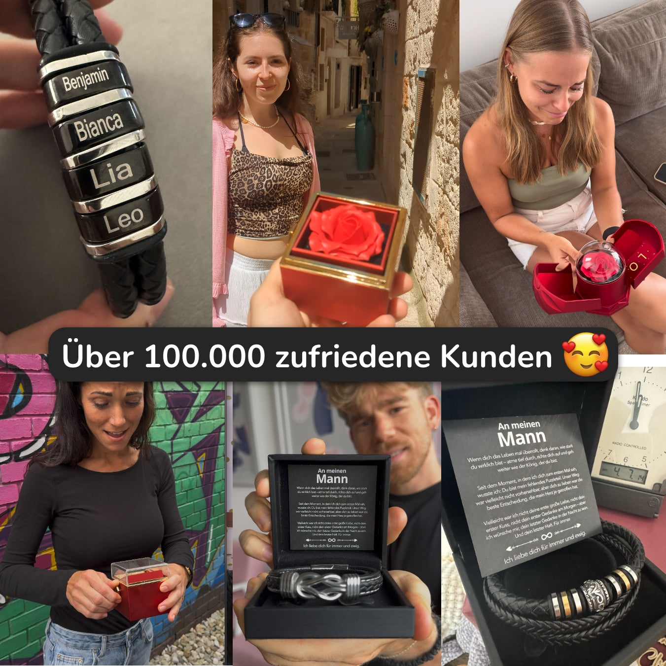 Lederarmband mit Gravur-Elementen