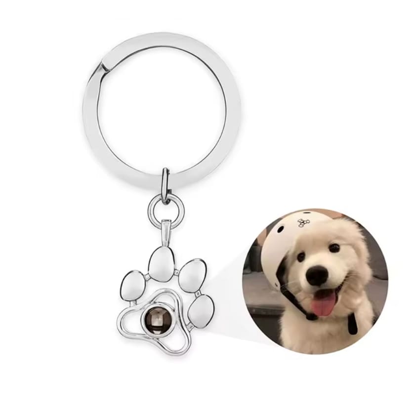 Personalisierter Pfoten-Anhänger mit Foto