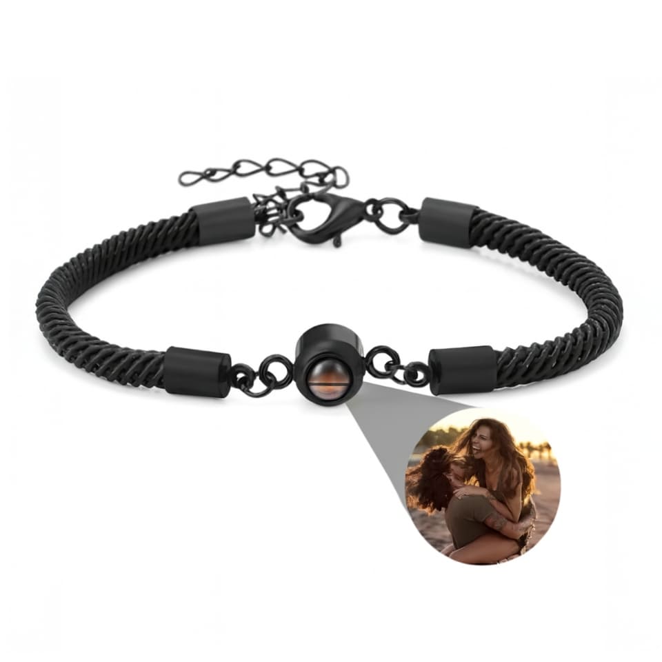 Personalisiertes Fotoarmband mit eigenem Bild