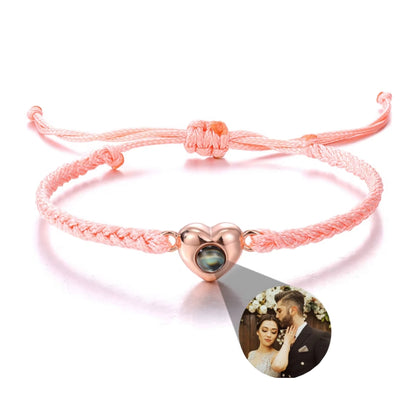 Fotoarmband mit deinem Lieblingsbild – Herzform