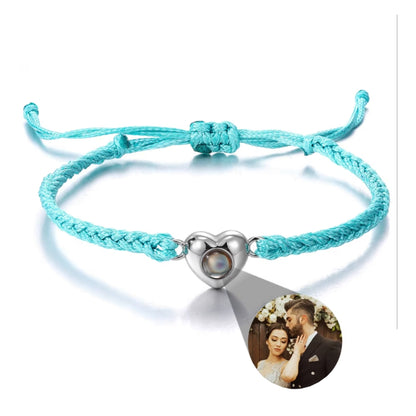 Fotoarmband mit deinem Lieblingsbild – Herzform
