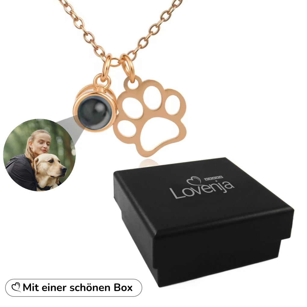 Tierhalskette mit personalisiertem Bild