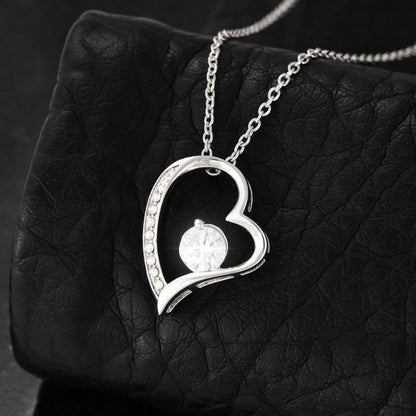 An meine Tochter - LoveBox Deluxe – Ewige Rose mit Herzschmuck & Botschaft