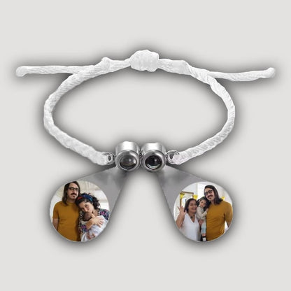 Fotoarmband mit zwei Lieblingsbilder – Zweierlei