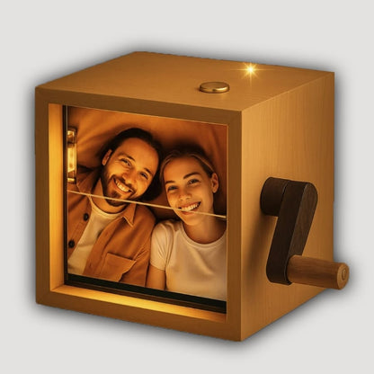 Personalisierte Fotobox mit Kurbel