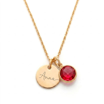 Voor mijn liefste – Eeuwige roos met ketting en liefdeskaartje
