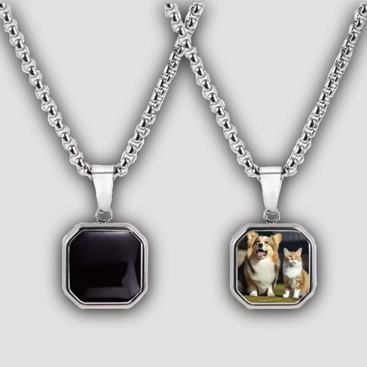 Personalisierte Thermo-Kette mit eigenem Foto