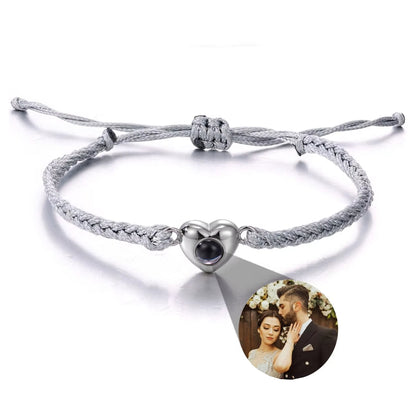 Fotoarmband mit deinem Lieblingsbild – Herzform