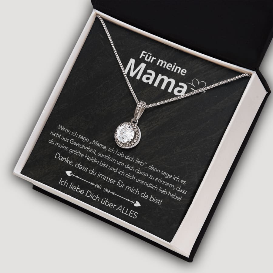 Für meine Mama - Dotanhänger mit liebervoller Notiz