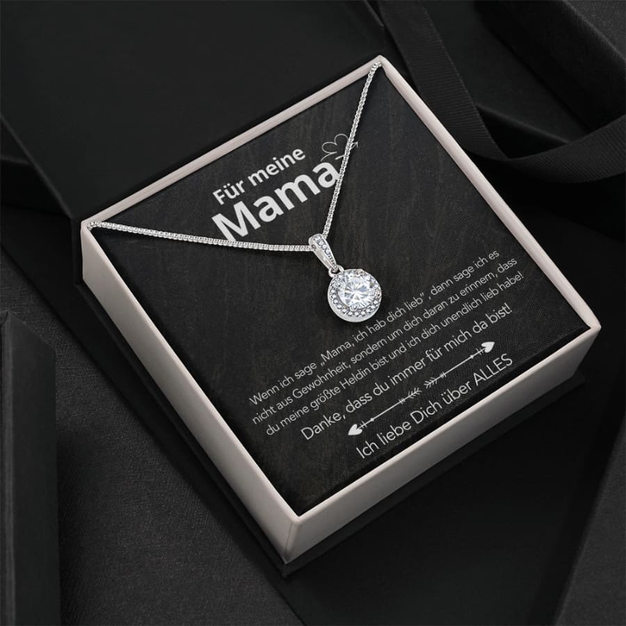 Für meine Mama - Dotanhänger mit liebervoller Notiz