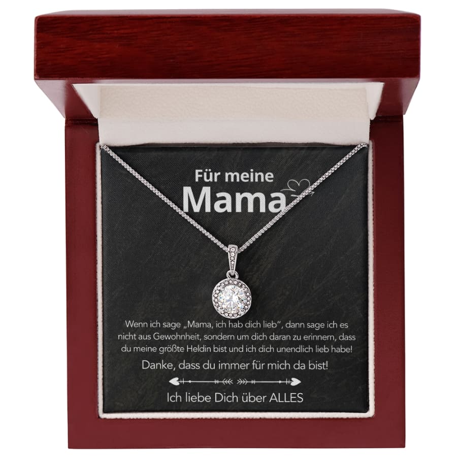 Für meine Mama - Dotanhänger mit liebervoller Notiz