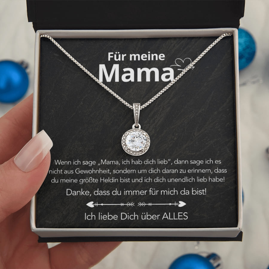 Für meine Mama - Dotanhänger mit liebervoller Notiz