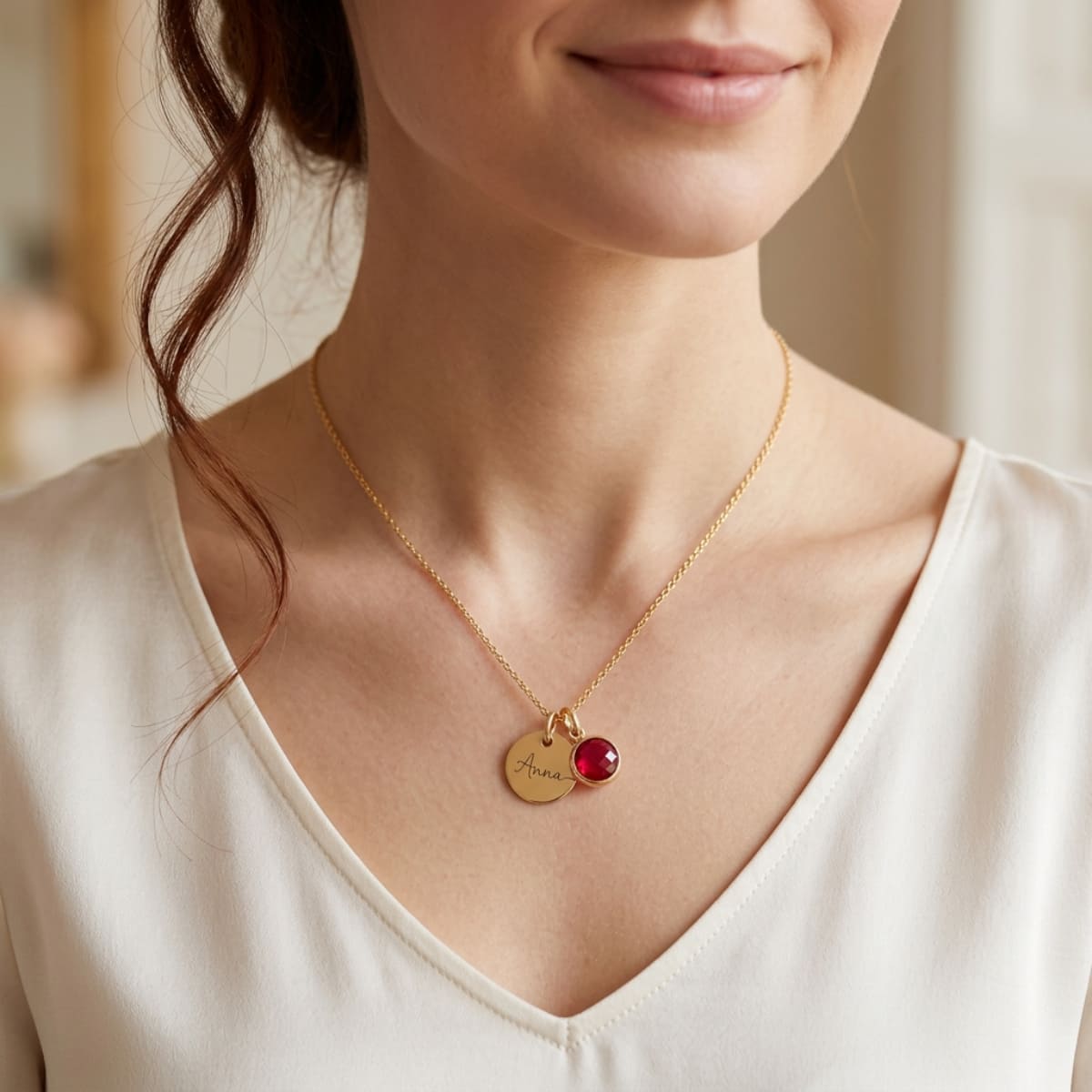 Voor mijn liefste – Eeuwige roos met ketting en liefdeskaartje